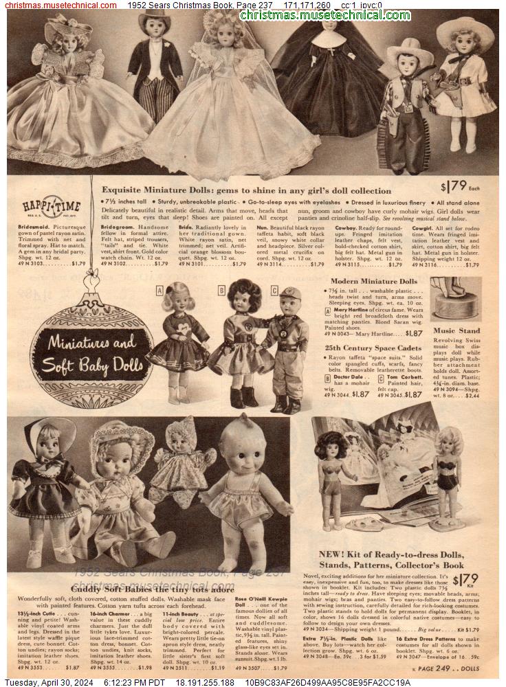 1952 Sears Christmas Book, Page 237