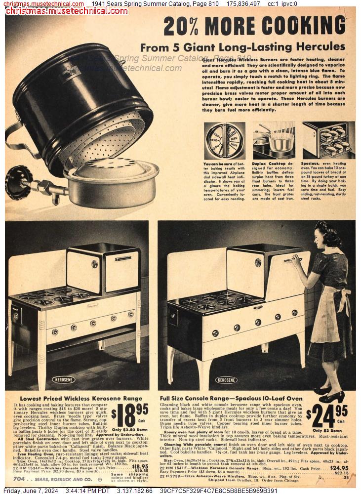 1941 Sears Spring Summer Catalog, Page 810