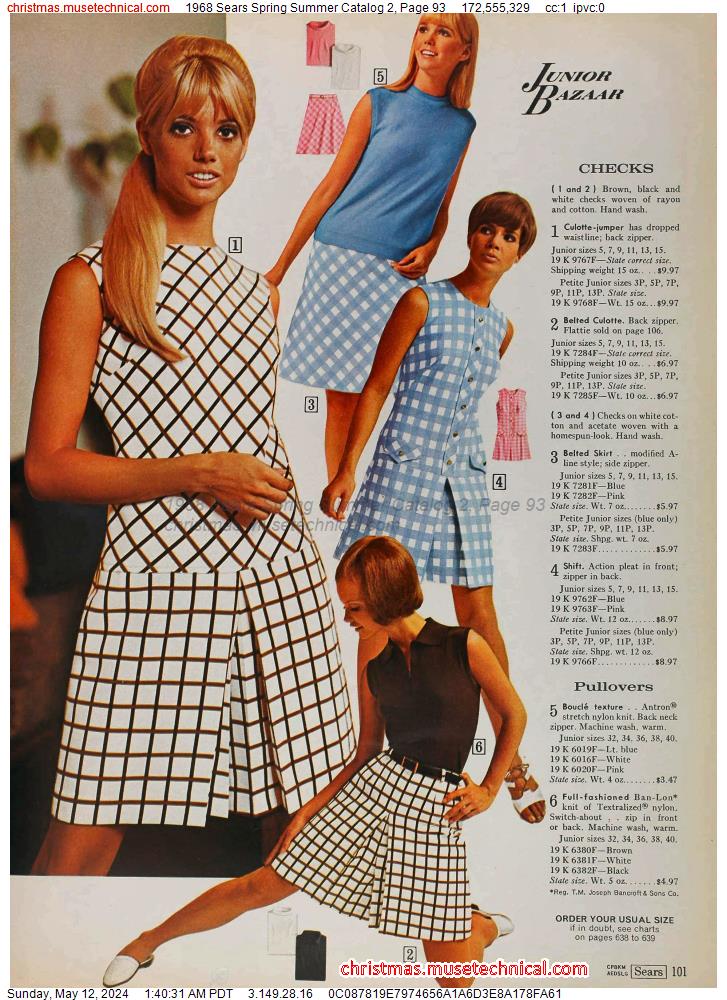 1968 Sears Spring Summer Catalog 2, Page 93