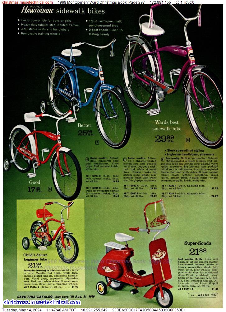 1968 Montgomery Ward Christmas Book, Page 297