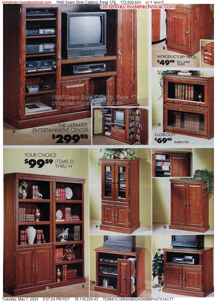 1990 Sears Style Catalog, Page 178