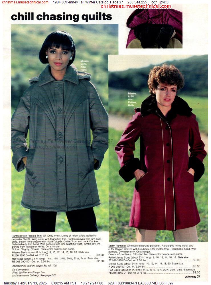 1984 JCPenney Fall Winter Catalog, Page 37