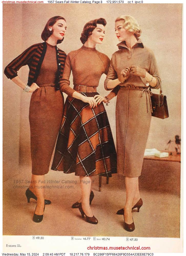 1957 Sears Fall Winter Catalog, Page 8