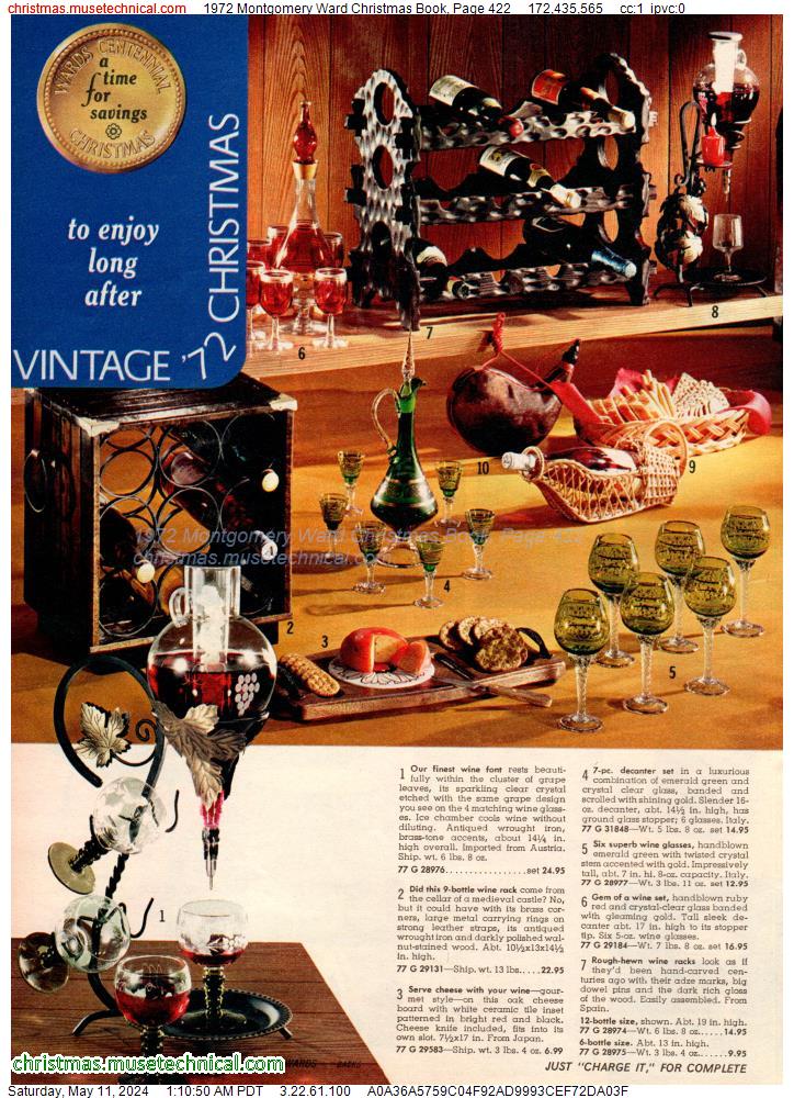 1972 Montgomery Ward Christmas Book, Page 422