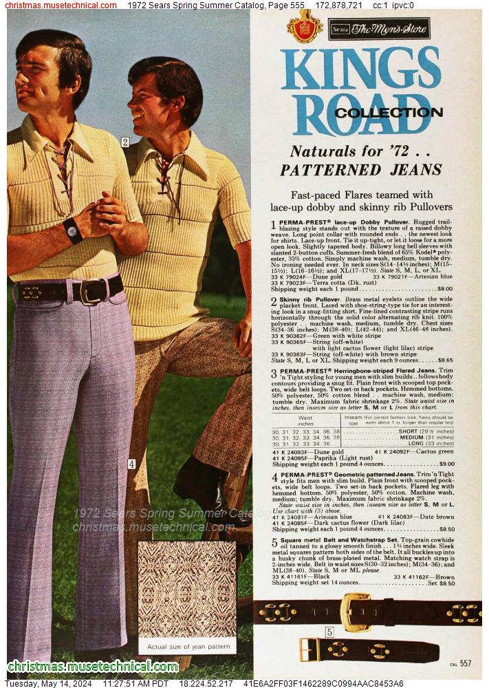 1972 Sears Spring Summer Catalog, Page 555