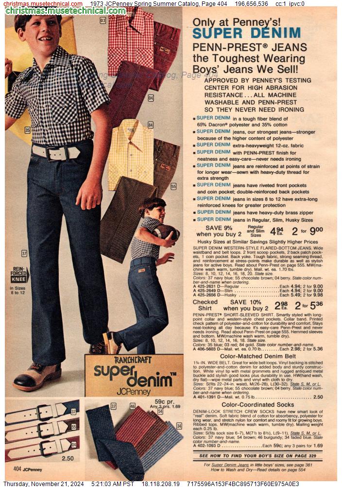 1973 JCPenney Spring Summer Catalog, Page 404