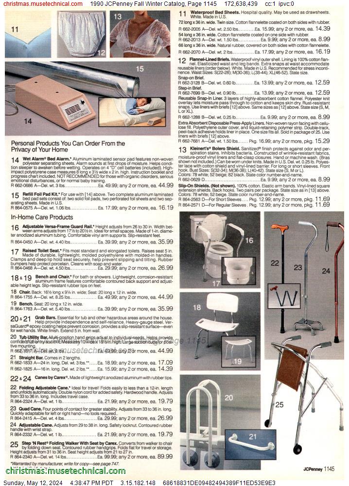 1990 JCPenney Fall Winter Catalog, Page 1145