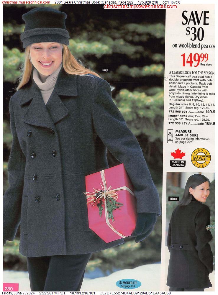 2001 Sears Christmas Book (Canada), Page 282