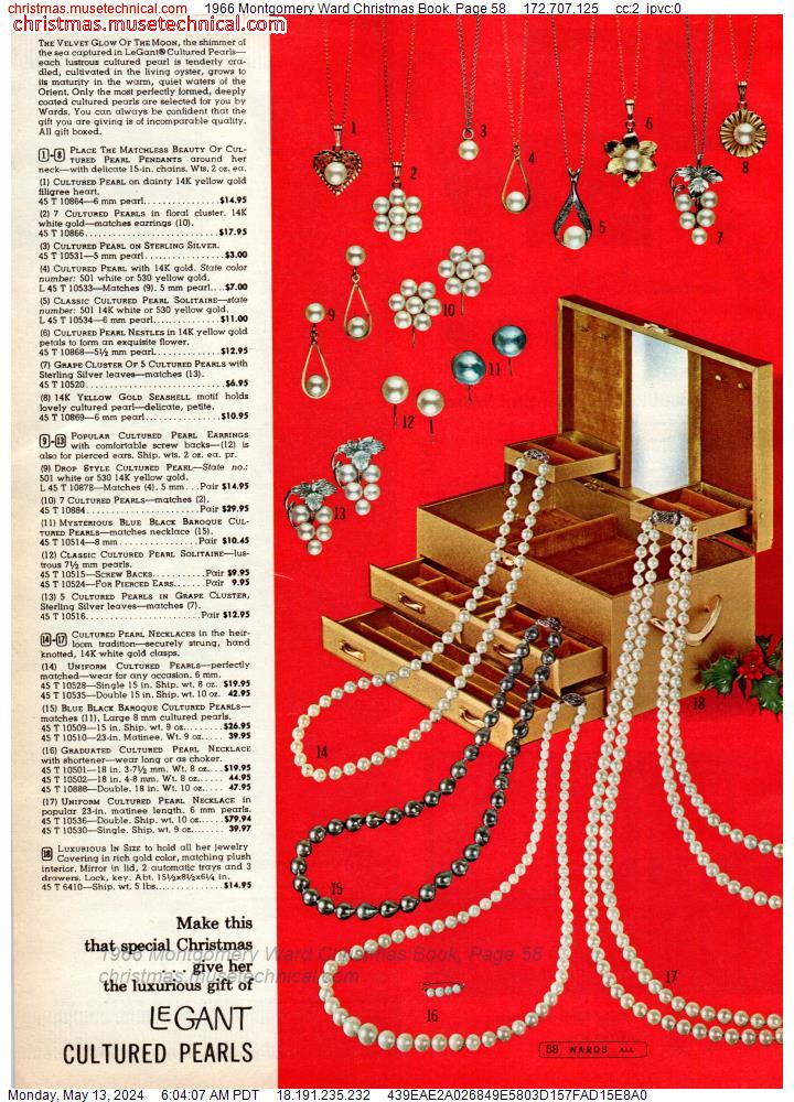 1966 Montgomery Ward Christmas Book, Page 58