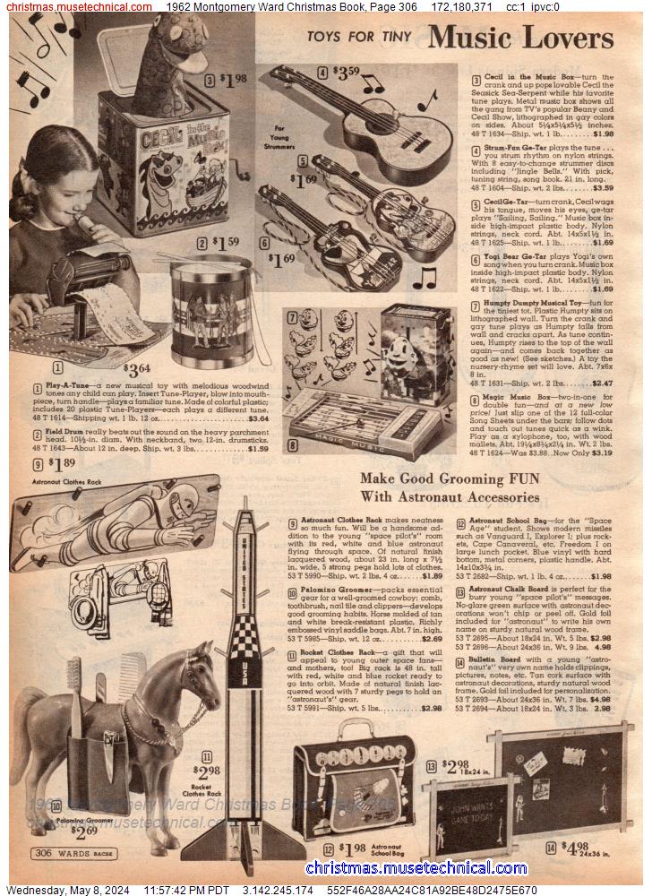 1962 Montgomery Ward Christmas Book, Page 306