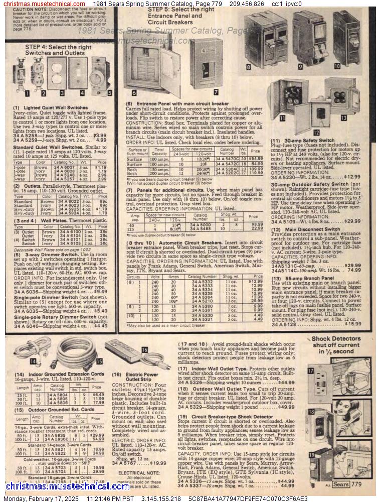 1981 Sears Spring Summer Catalog, Page 779