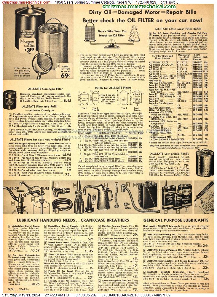 1950 Sears Spring Summer Catalog, Page 976