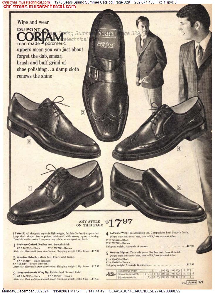 1970 Sears Spring Summer Catalog, Page 329