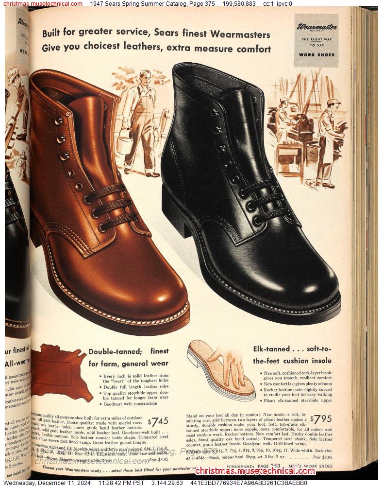 1947 Sears Spring Summer Catalog, Page 375