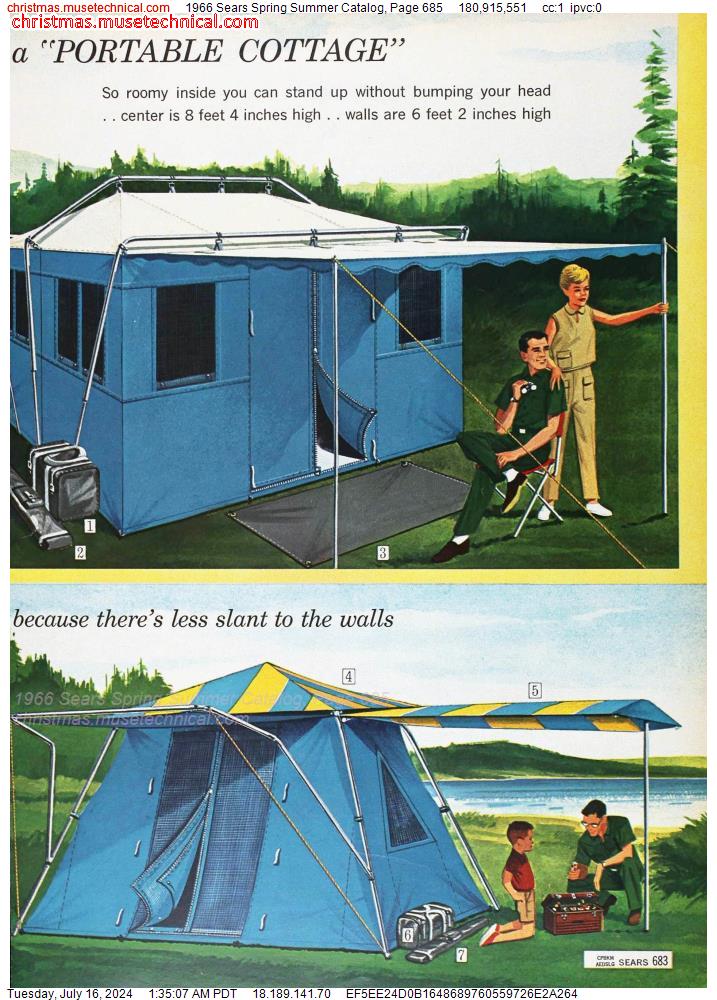 1966 Sears Spring Summer Catalog, Page 685