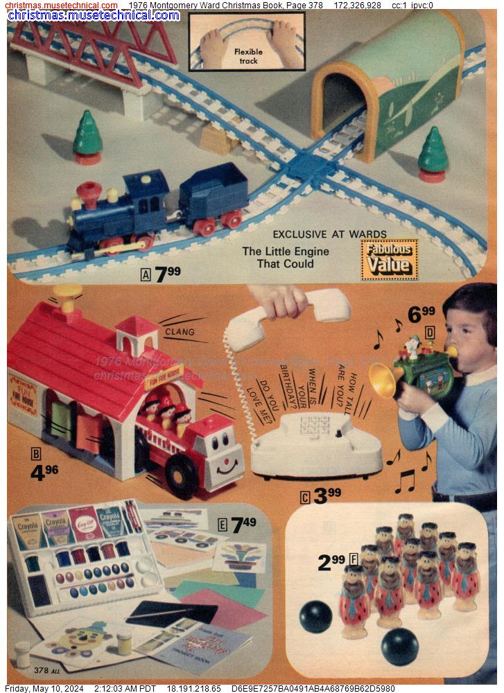 1976 Montgomery Ward Christmas Book, Page 378
