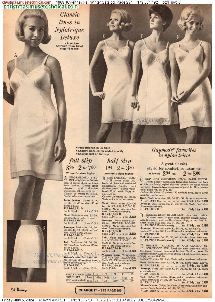1969 JCPenney Fall Winter Catalog, Page 234
