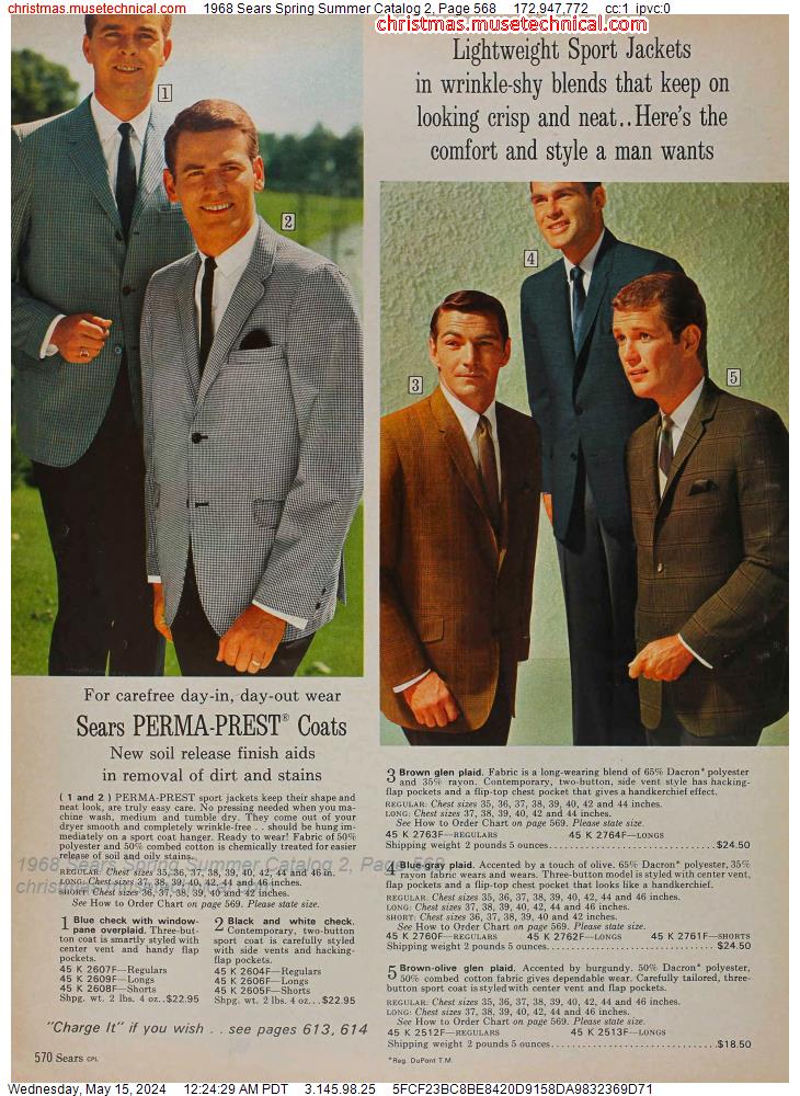 1968 Sears Spring Summer Catalog 2, Page 568