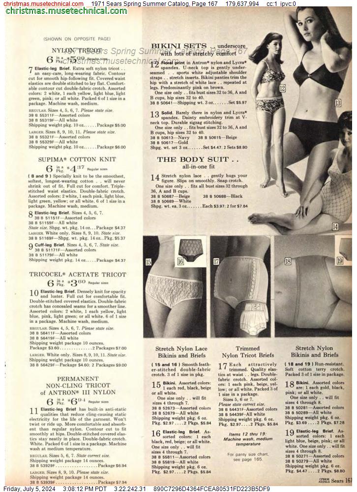 1971 Sears Spring Summer Catalog, Page 167