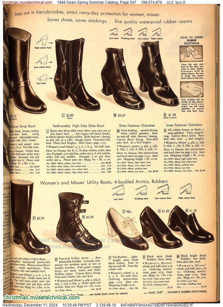 1948 Sears Spring Summer Catalog, Page 347