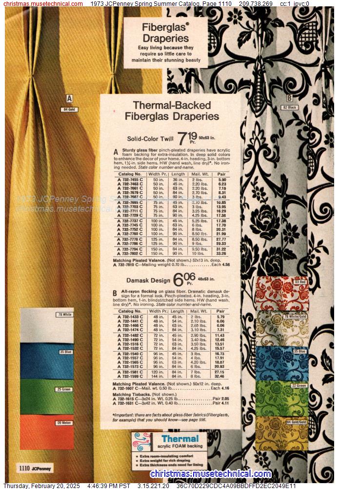 1973 JCPenney Spring Summer Catalog, Page 1110