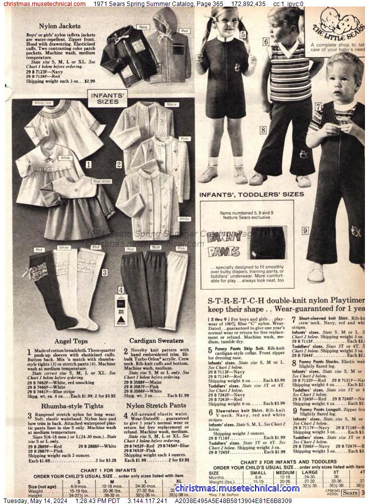 1971 Sears Spring Summer Catalog, Page 365