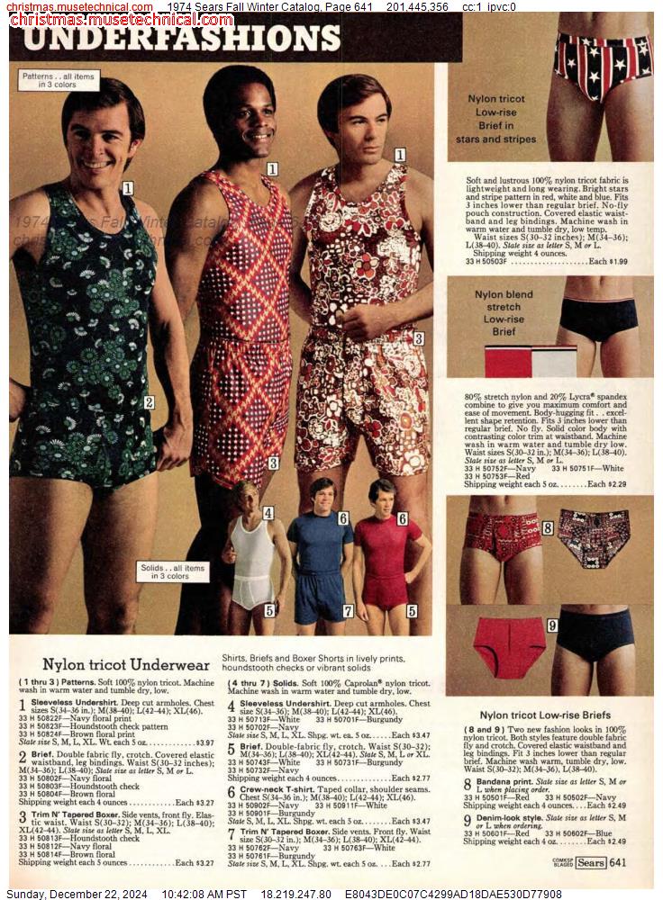 1974 Sears Fall Winter Catalog, Page 641