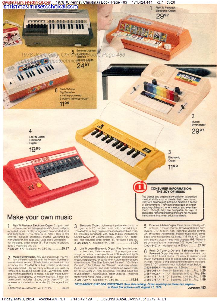 1978 JCPenney Christmas Book, Page 483
