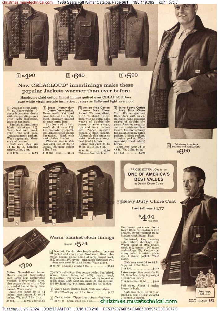 1960 Sears Fall Winter Catalog, Page 661