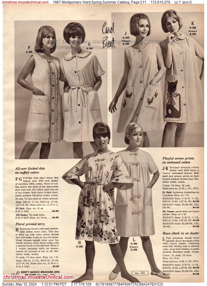 1967 Montgomery Ward Spring Summer Catalog, Page 211