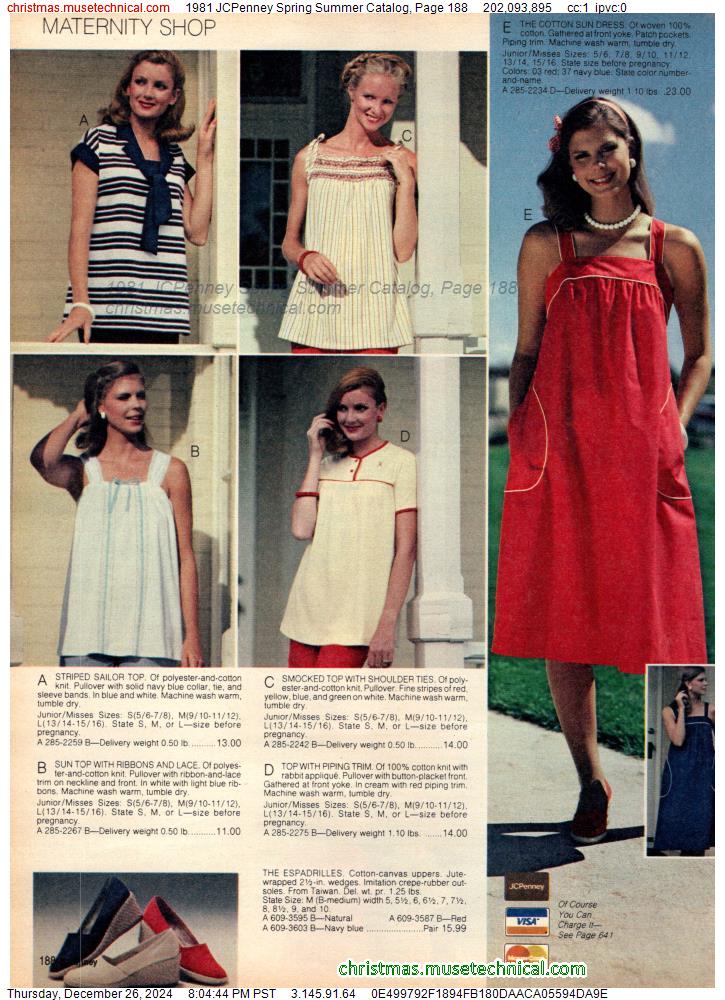 1981 JCPenney Spring Summer Catalog, Page 188