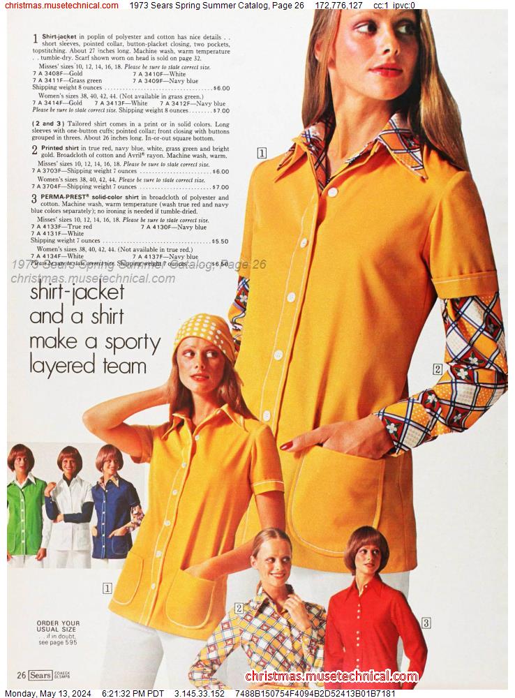 1973 Sears Spring Summer Catalog, Page 26