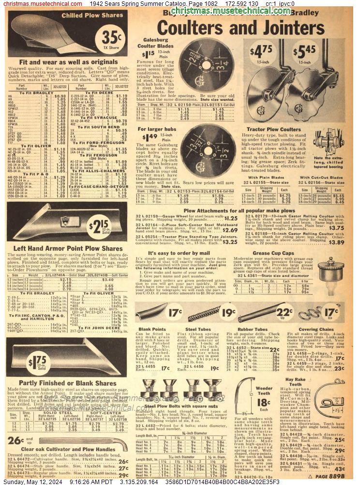 1942 Sears Spring Summer Catalog, Page 1082