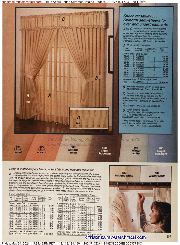 1987 Sears Spring Summer Catalog, Page 670