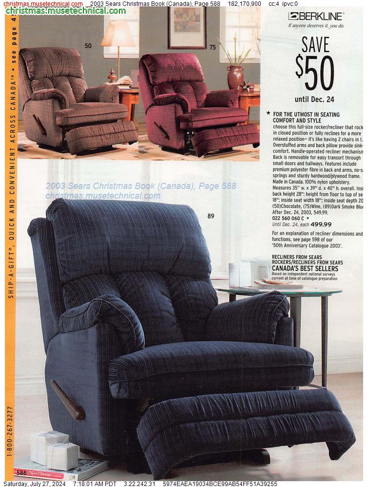 2003 Sears Christmas Book (Canada), Page 588