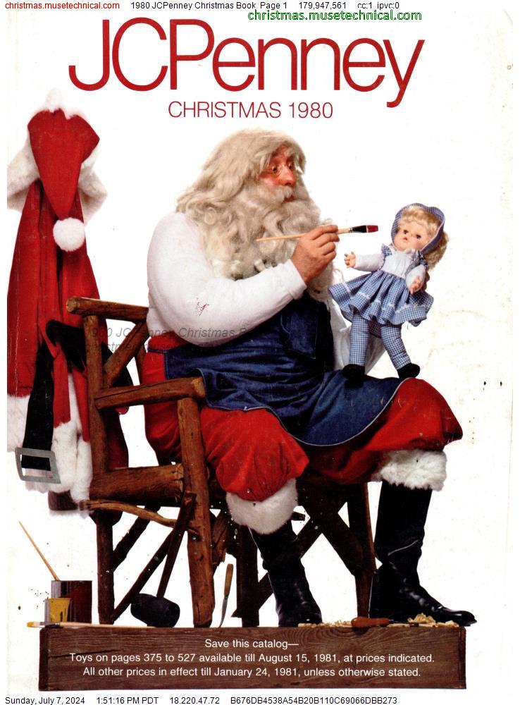 1980 JCPenney Christmas Book, Page 1