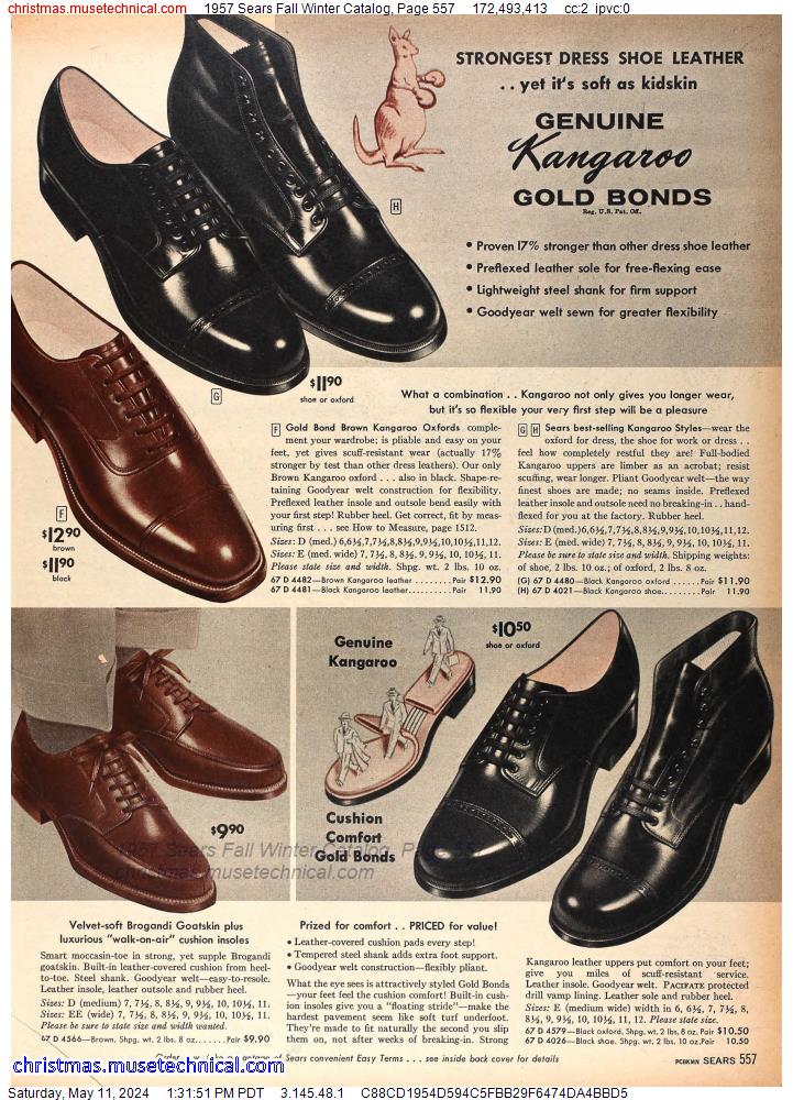1957 Sears Fall Winter Catalog, Page 557