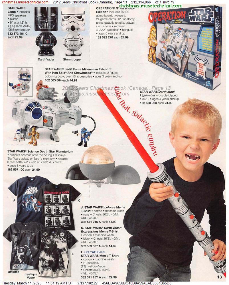 2012 Sears Christmas Book (Canada), Page 13