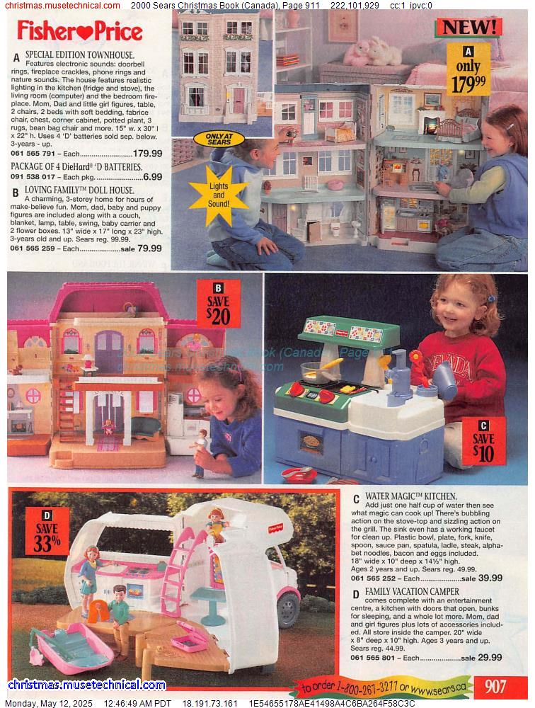 2000 Sears Christmas Book (Canada), Page 911