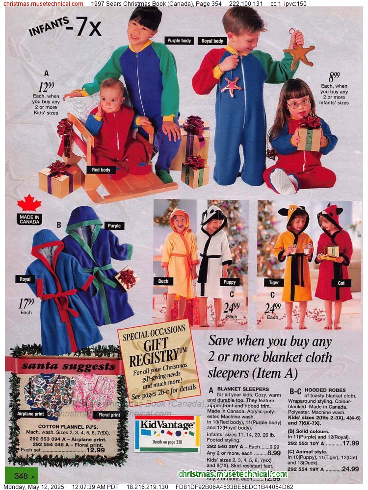 1997 Sears Christmas Book (Canada), Page 354