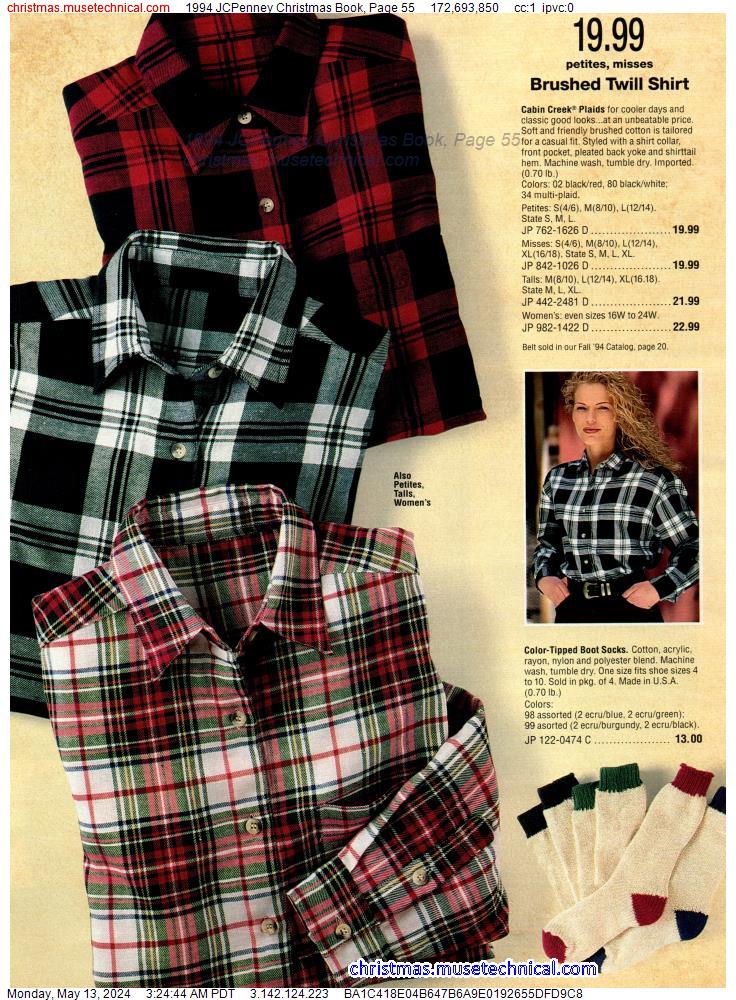 1994 JCPenney Christmas Book, Page 55