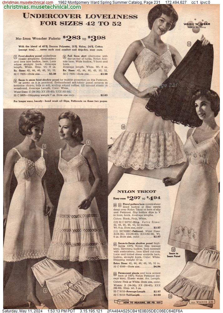 1962 Montgomery Ward Spring Summer Catalog, Page 231