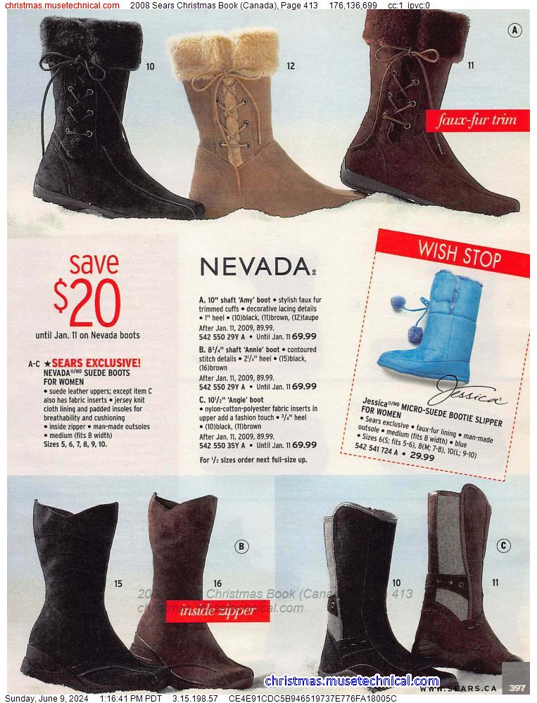 2008 Sears Christmas Book (Canada), Page 413