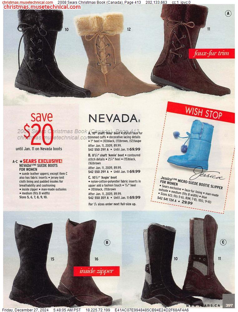 2008 Sears Christmas Book (Canada), Page 413