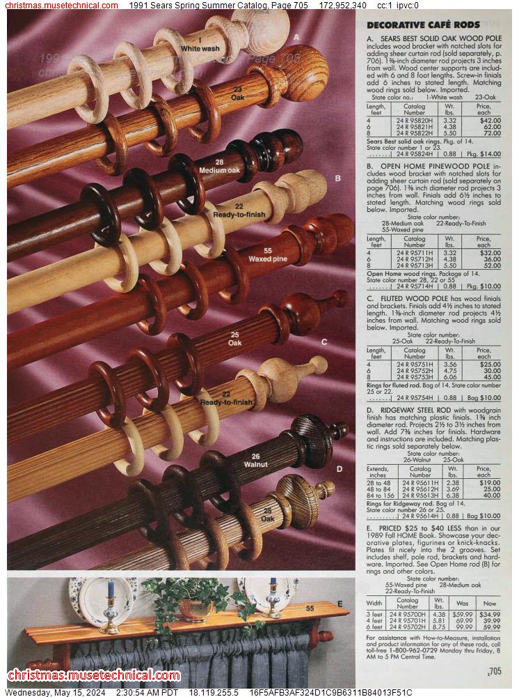 1991 Sears Spring Summer Catalog, Page 705
