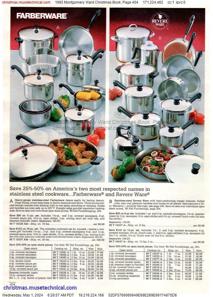 1985 Montgomery Ward Christmas Book, Page 404