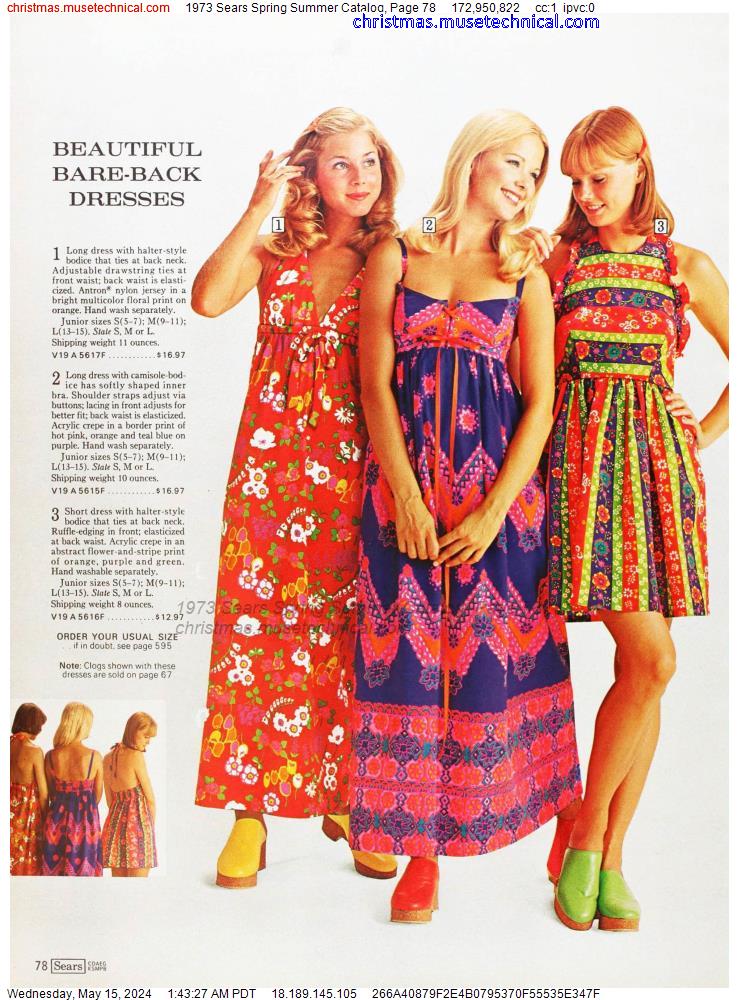 1973 Sears Spring Summer Catalog, Page 78