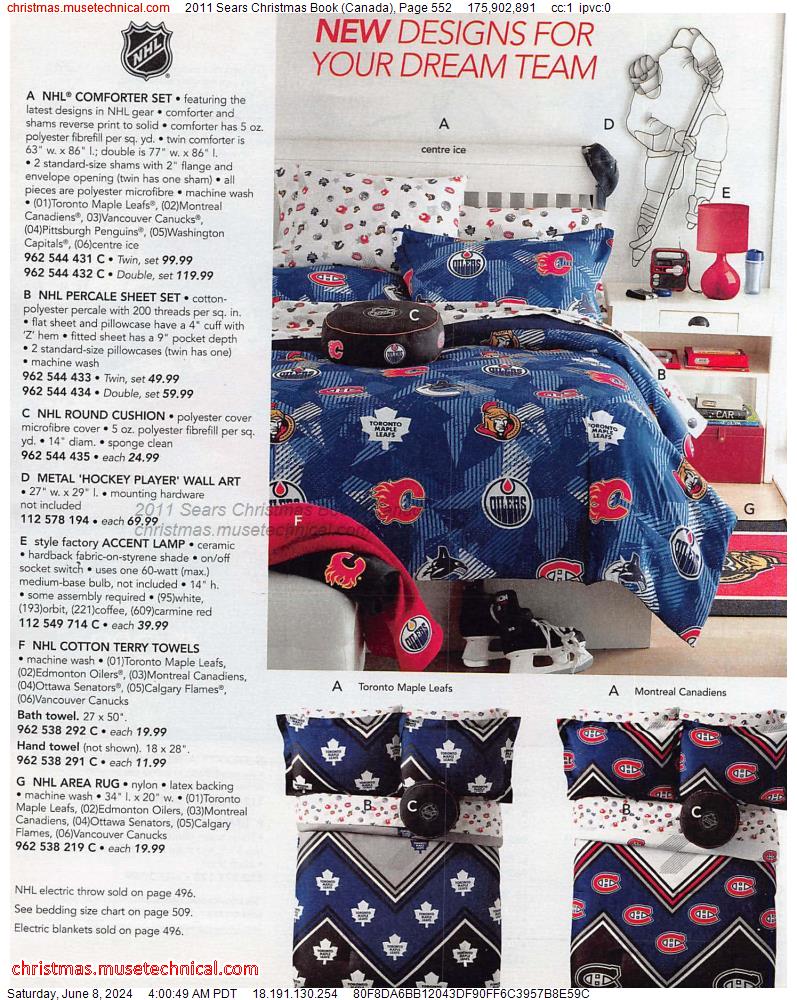 2011 Sears Christmas Book (Canada), Page 552