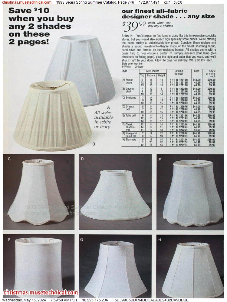 1993 Sears Spring Summer Catalog, Page 746