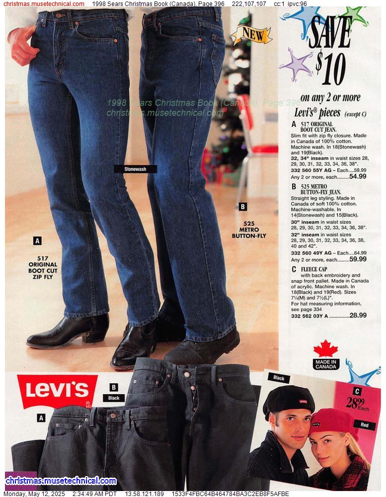 1998 Sears Christmas Book (Canada), Page 396